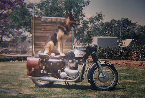 Shane on Matchless 500